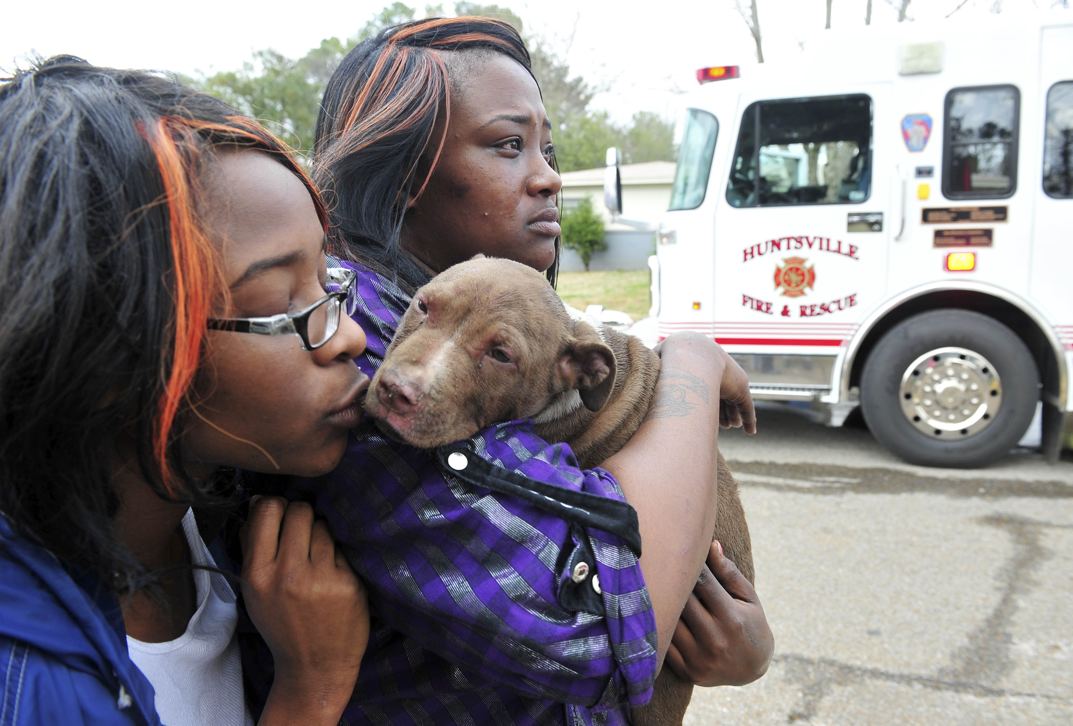 Puppy Rescued At Griffith Drive House Fire