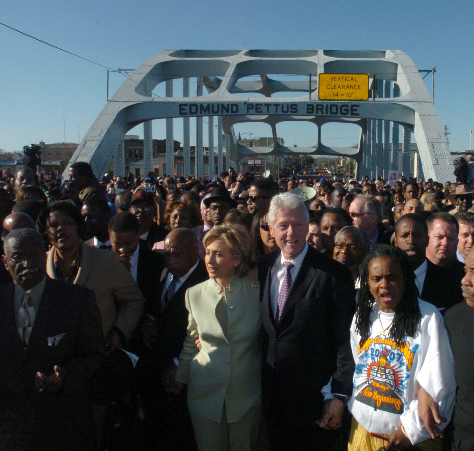 Clintons at Selma March